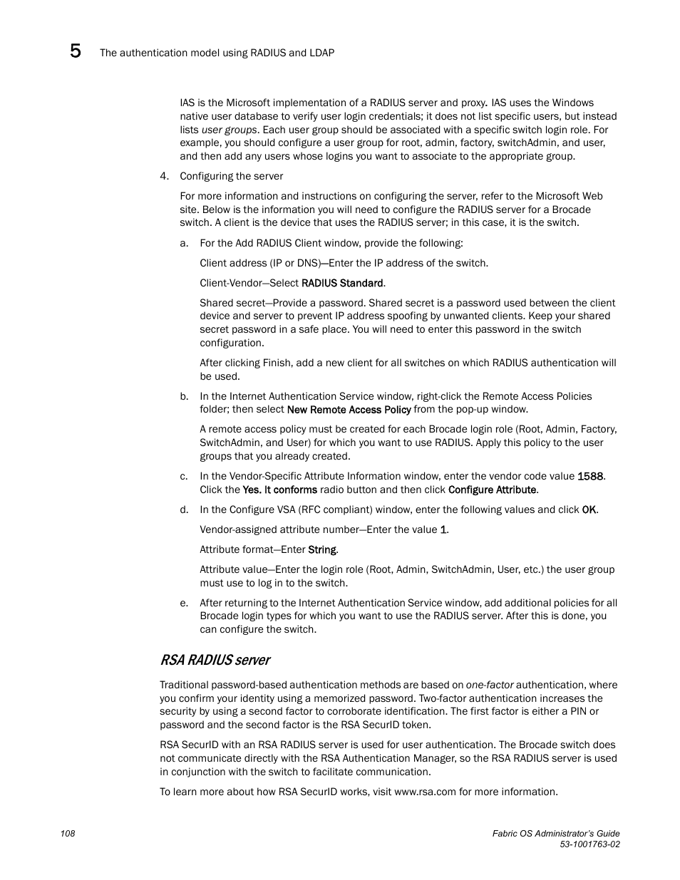 Rsa radius server | Dell POWEREDGE M1000E User Manual | Page 148 / 586