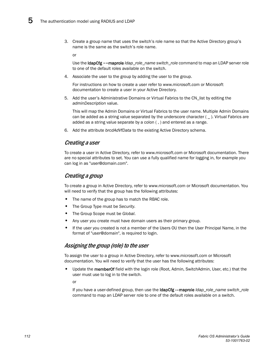 Creating a user, Creating a group, Assigning the group (role) to the user | Dell POWEREDGE M1000E User Manual | Page 152 / 586