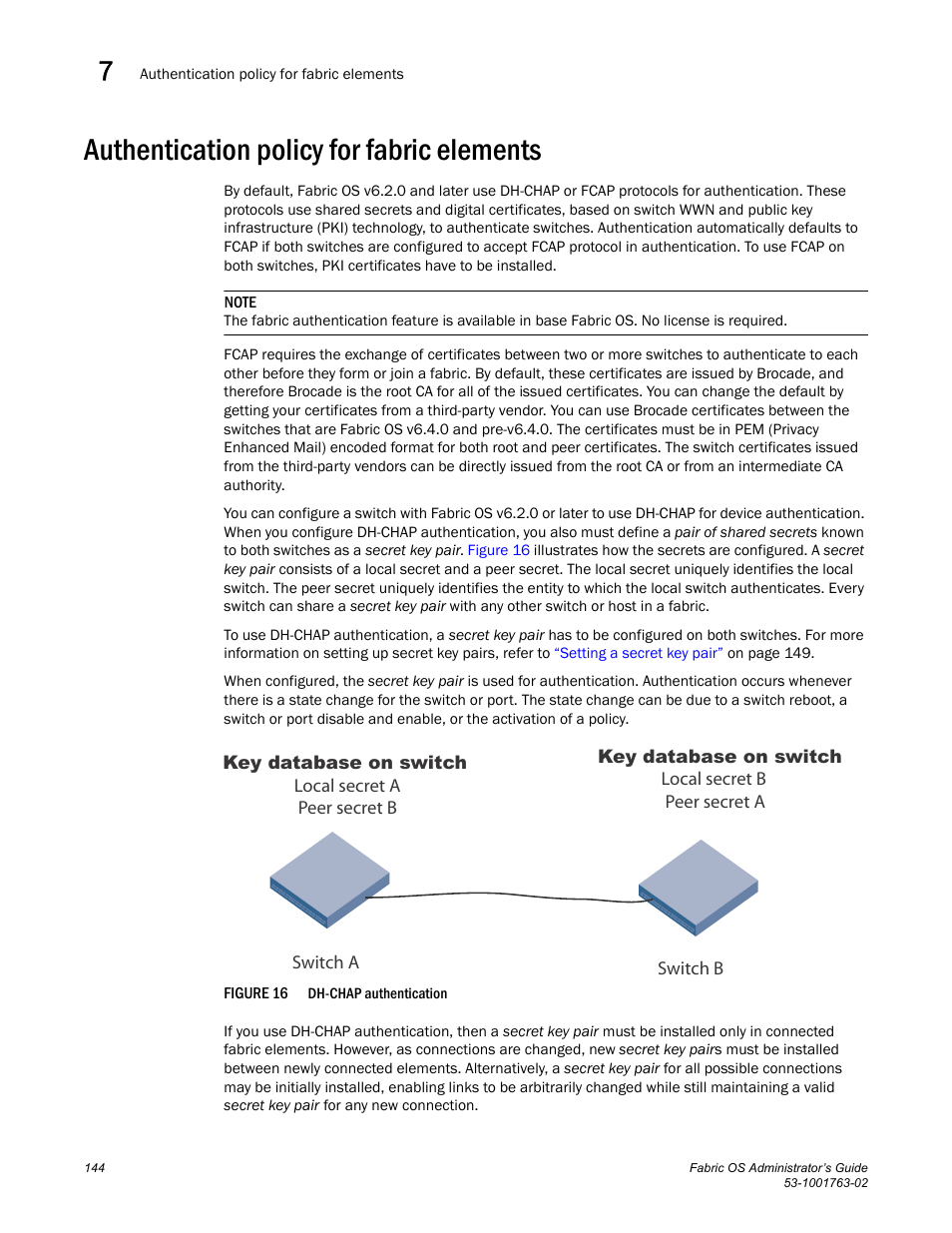 Authentication policy for fabric elements, Figure 16 | Dell POWEREDGE M1000E User Manual | Page 184 / 586