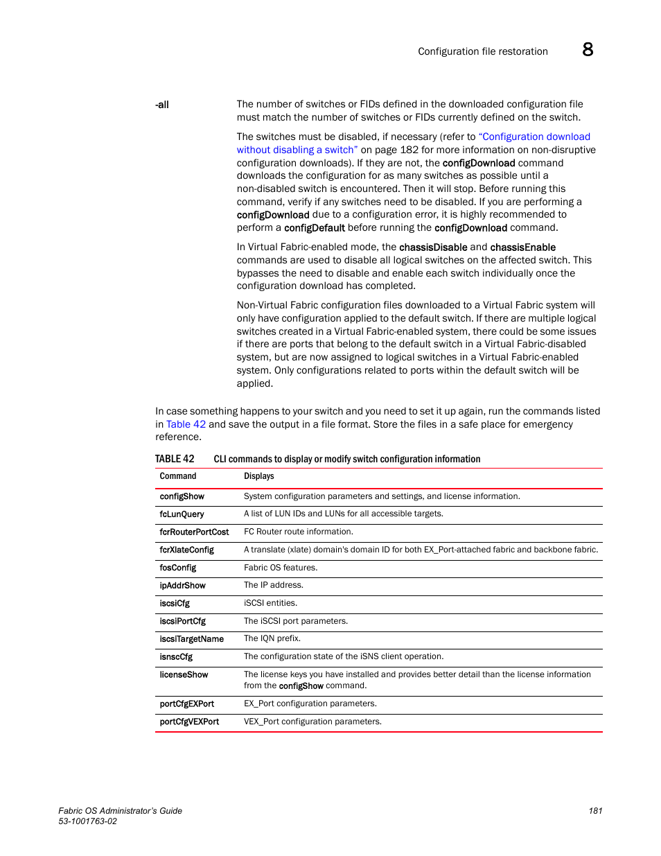 Table 42 | Dell POWEREDGE M1000E User Manual | Page 221 / 586