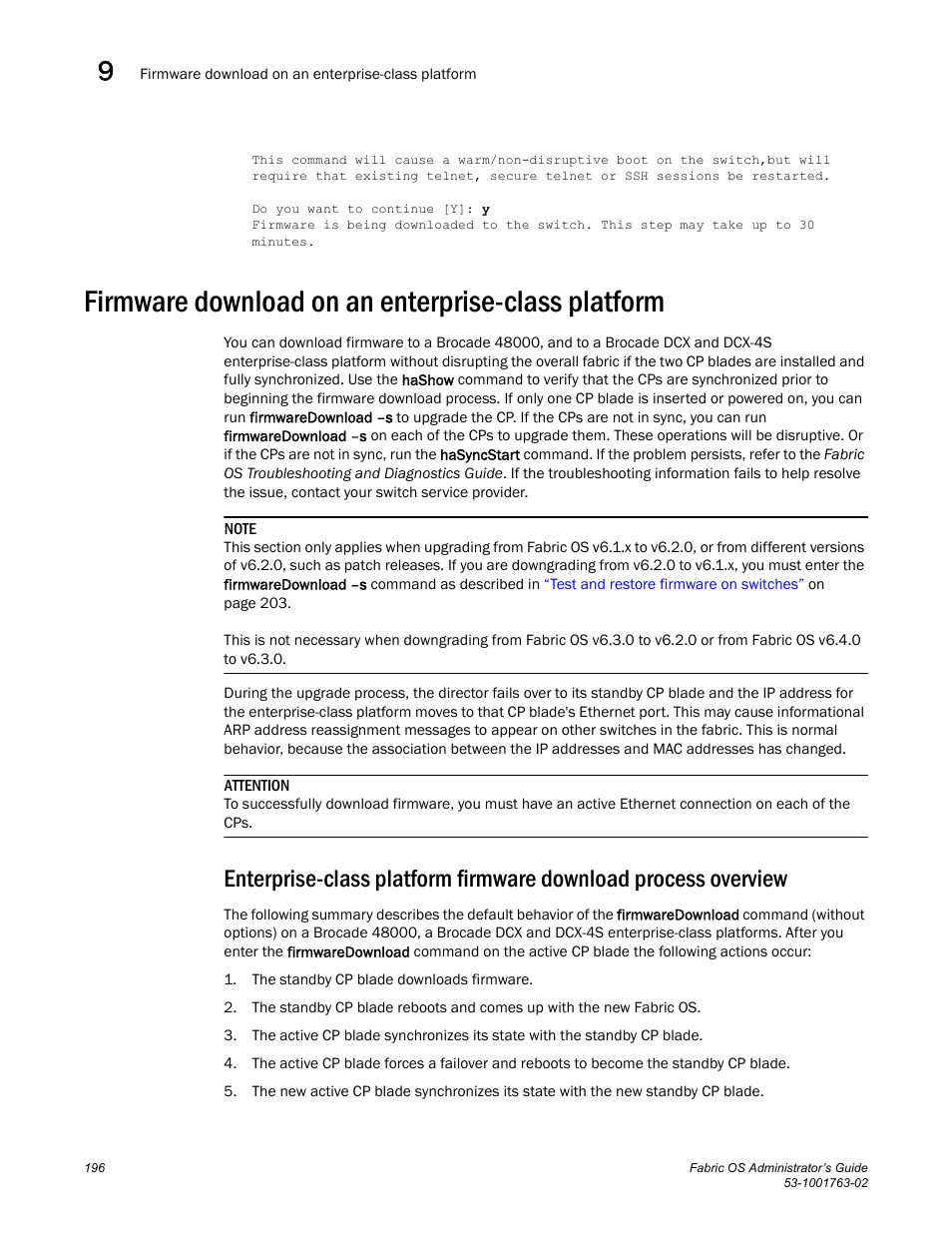 Firmware download on an enterprise-class platform | Dell POWEREDGE M1000E User Manual | Page 236 / 586