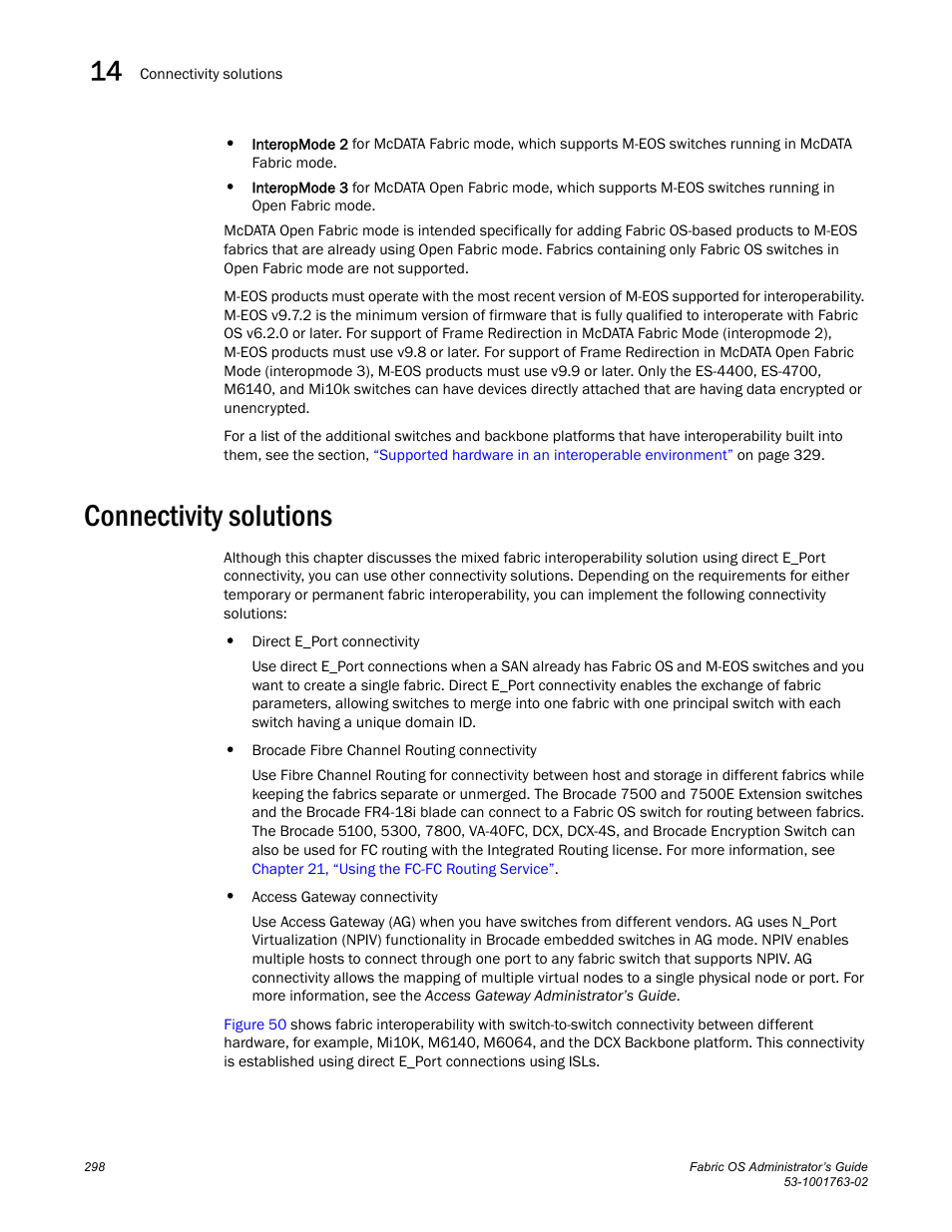 Connectivity solutions | Dell POWEREDGE M1000E User Manual | Page 338 / 586