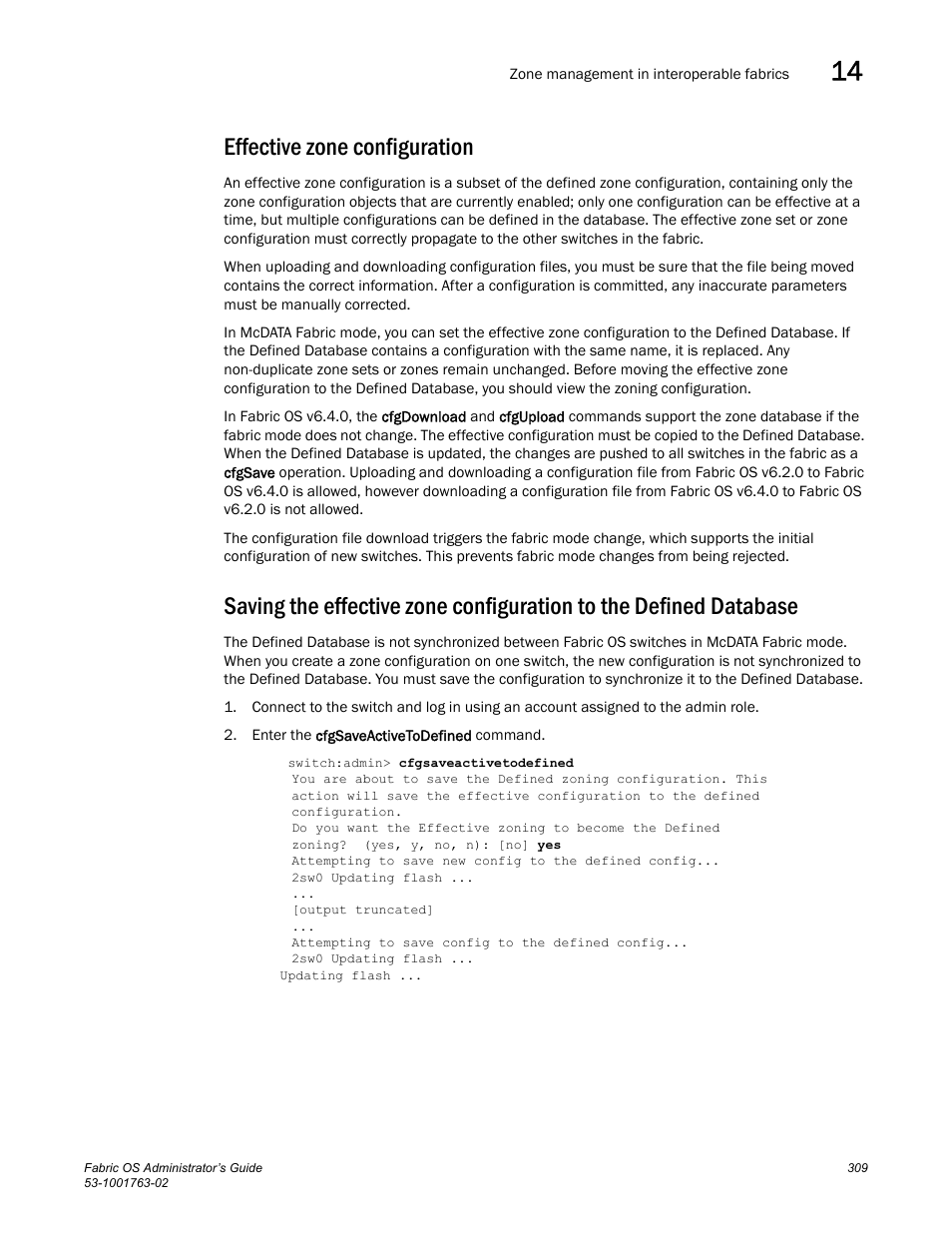 Effective zone configuration | Dell POWEREDGE M1000E User Manual | Page 349 / 586