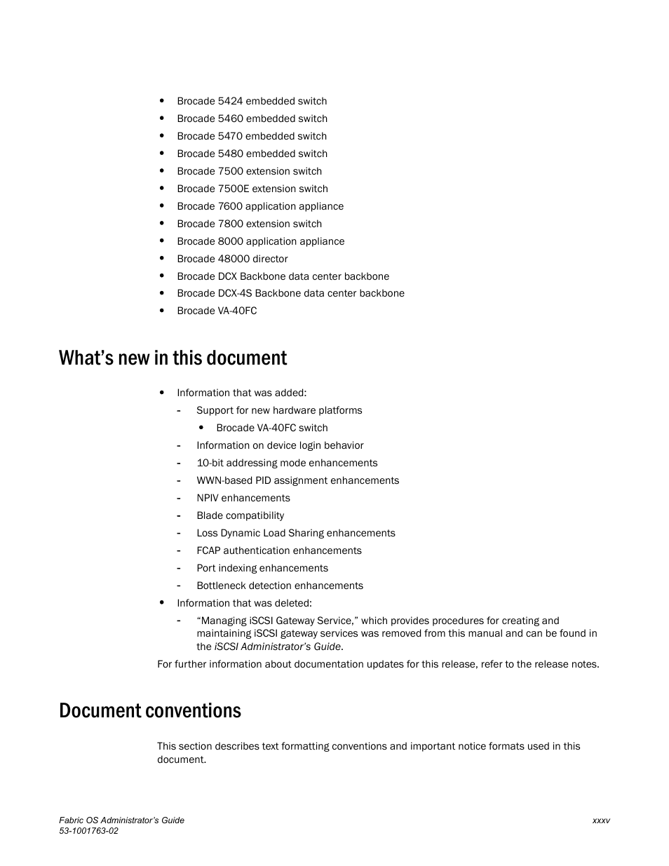 What’s new in this document, Document conventions | Dell POWEREDGE M1000E User Manual | Page 35 / 586