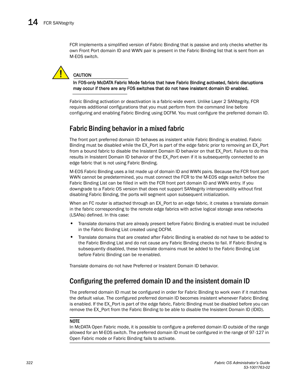 Fabric binding behavior in a mixed fabric | Dell POWEREDGE M1000E User Manual | Page 362 / 586