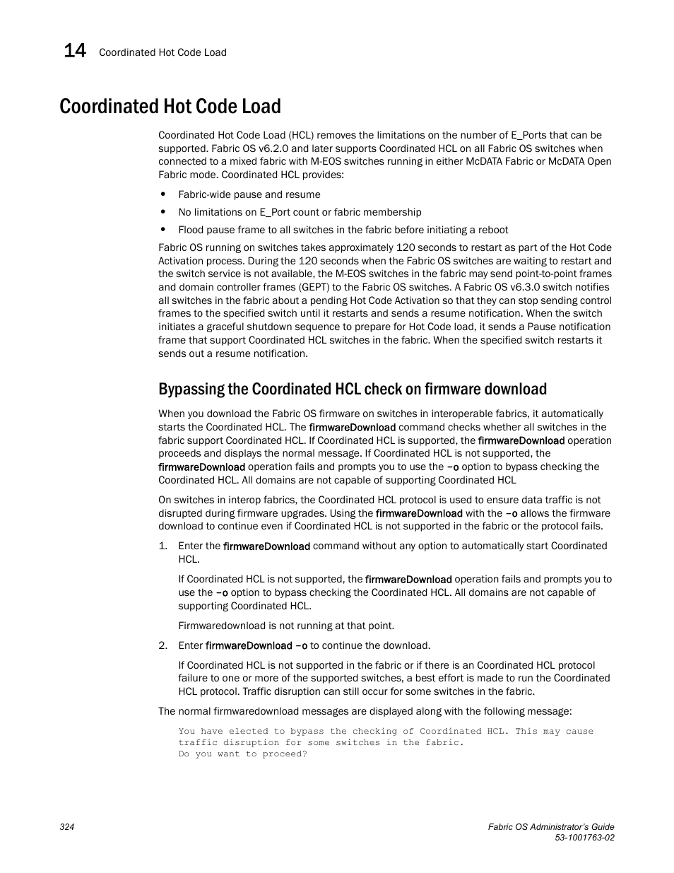 Coordinated hot code load | Dell POWEREDGE M1000E User Manual | Page 364 / 586