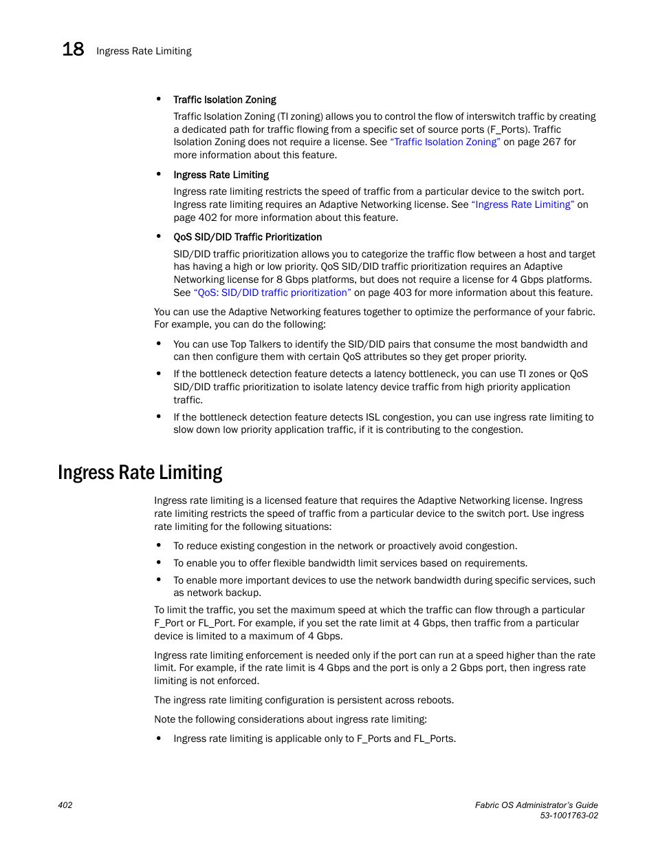 Ingress rate limiting | Dell POWEREDGE M1000E User Manual | Page 442 / 586