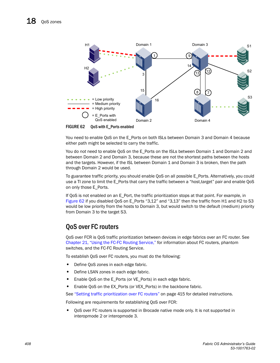 Qos over fc routers, Figure 62 | Dell POWEREDGE M1000E User Manual | Page 448 / 586