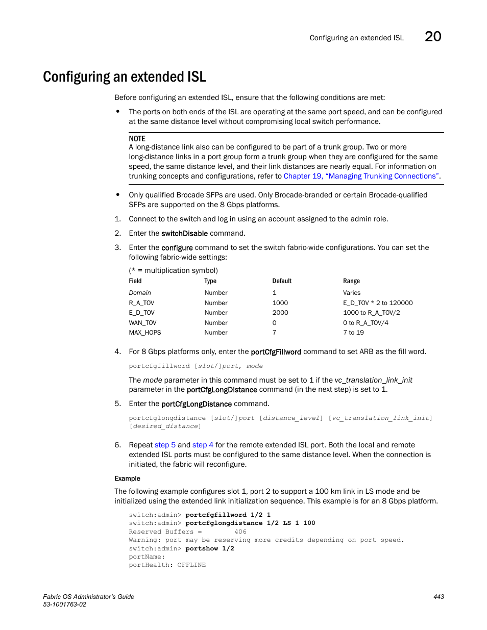 Configuring an extended isl | Dell POWEREDGE M1000E User Manual | Page 483 / 586