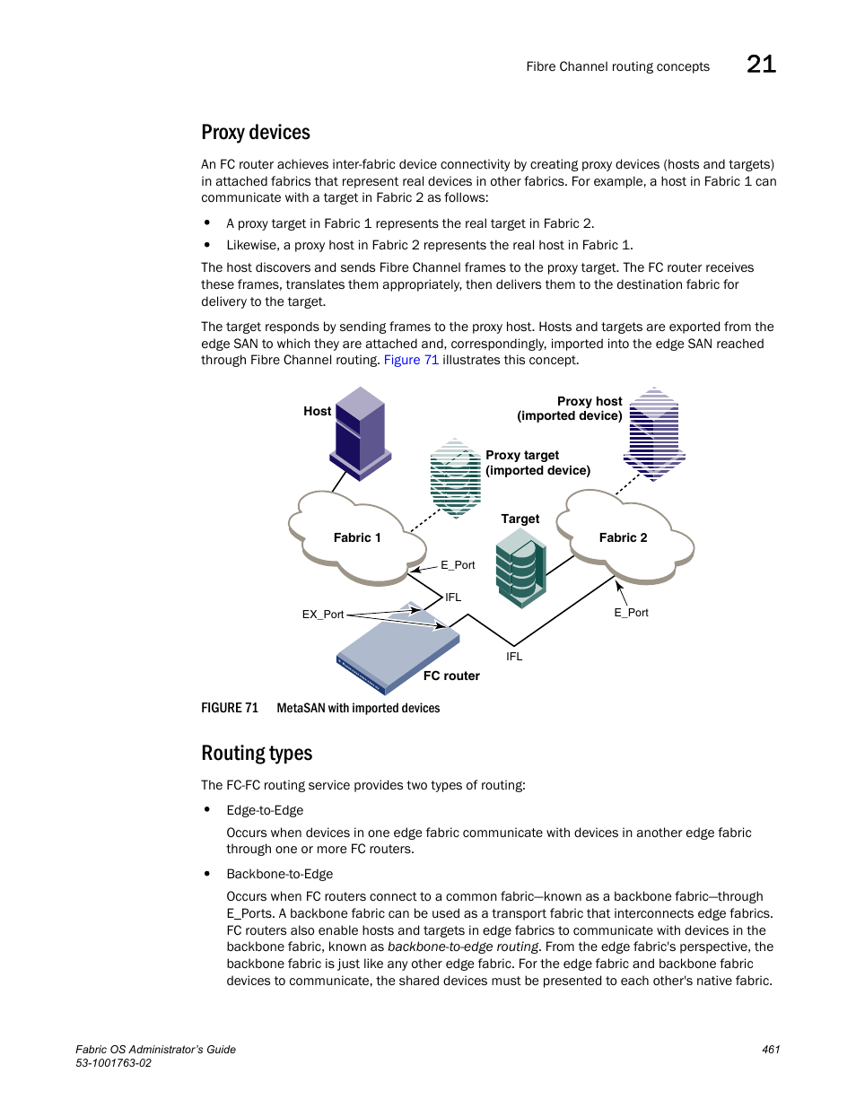 Proxy devices, Routing types, Figure 71 | Metasan | Dell POWEREDGE M1000E User Manual | Page 501 / 586