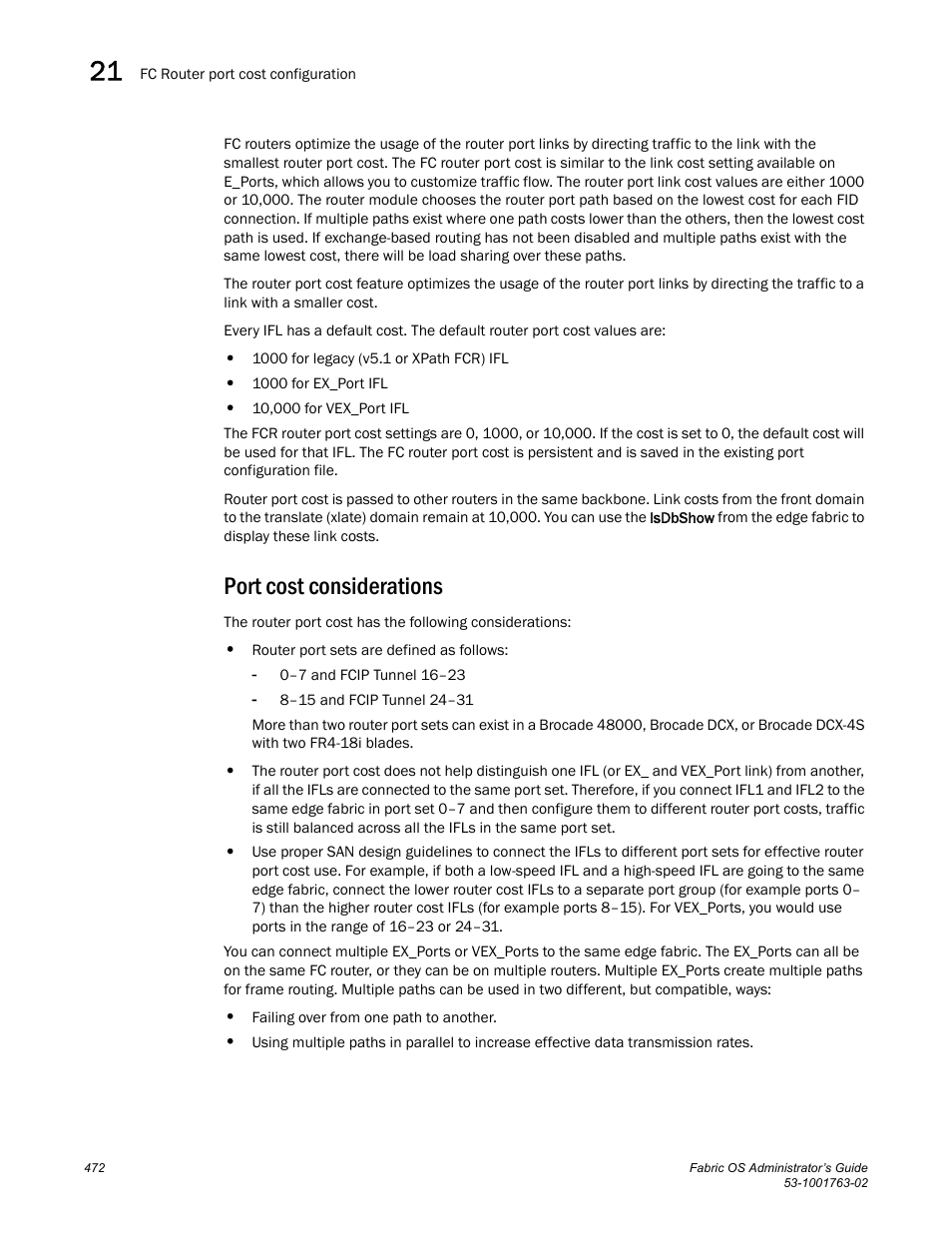 Port cost considerations | Dell POWEREDGE M1000E User Manual | Page 512 / 586