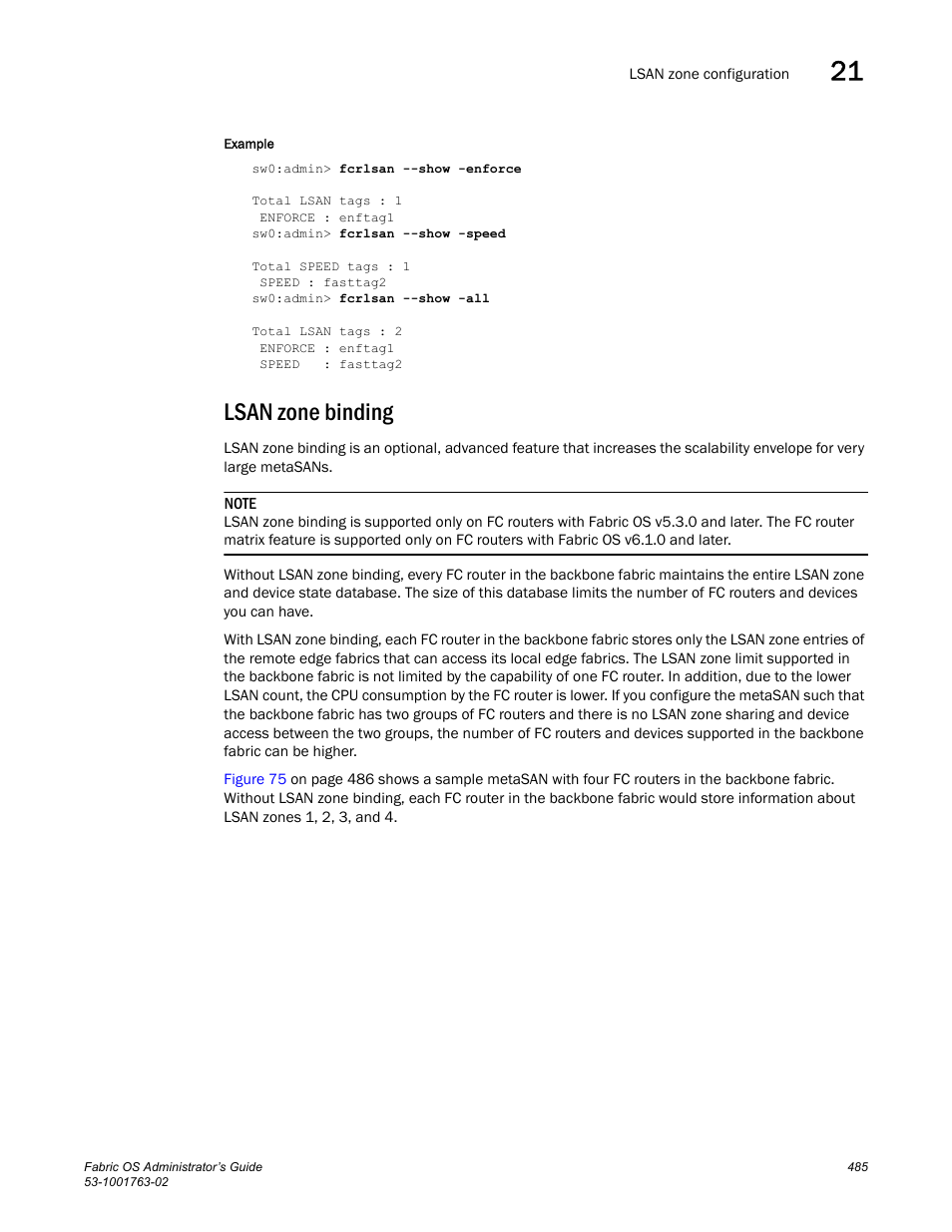 Lsan zone binding | Dell POWEREDGE M1000E User Manual | Page 525 / 586