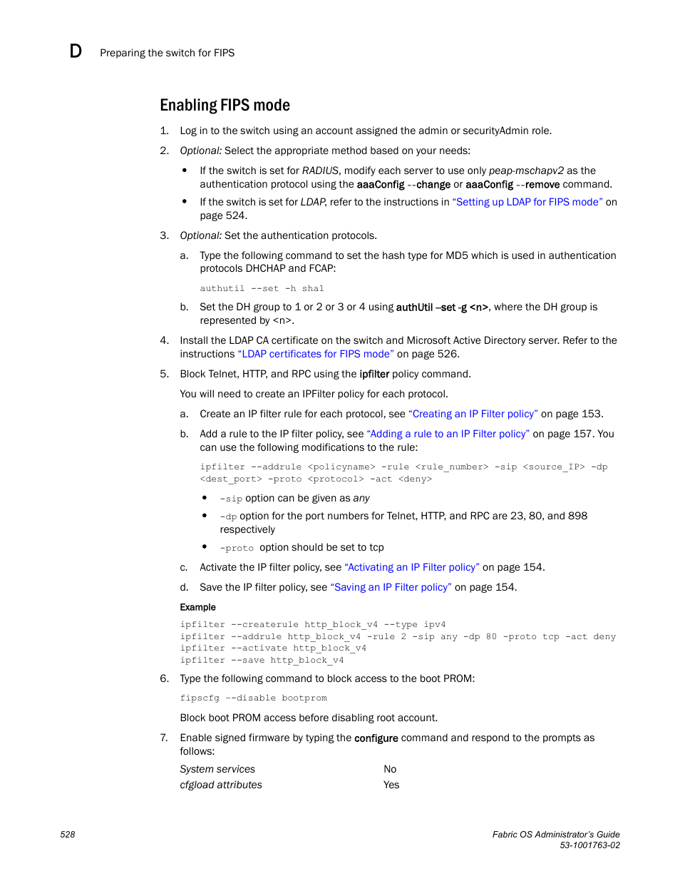 Enabling fips mode | Dell POWEREDGE M1000E User Manual | Page 568 / 586