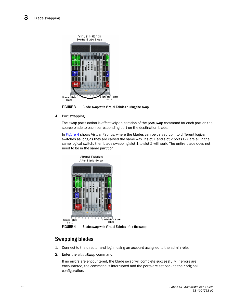 Swapping blades, Figure 3, Figure 4 | Dell POWEREDGE M1000E User Manual | Page 92 / 586