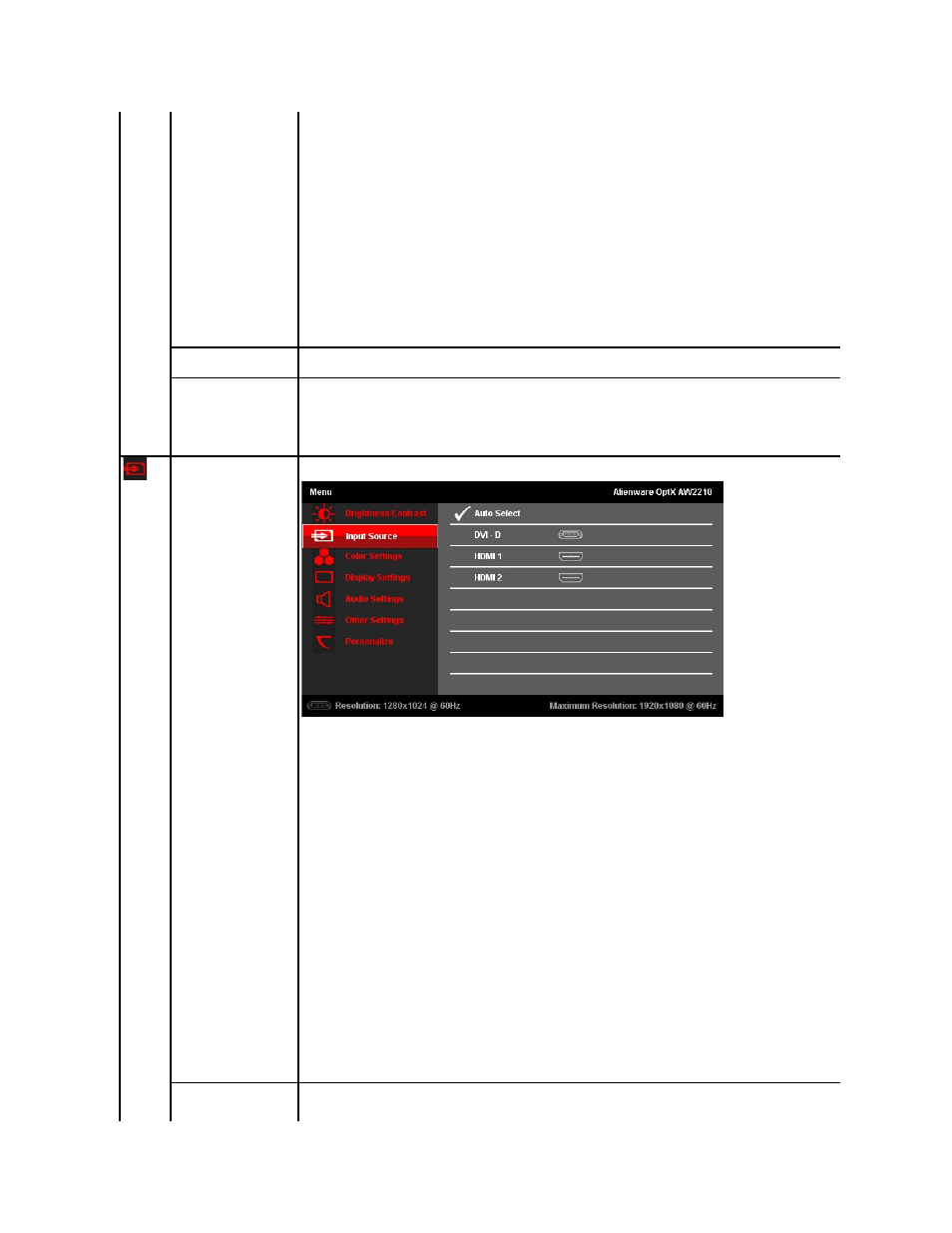 Dell AW2210 Monitor User Manual | Page 17 / 32