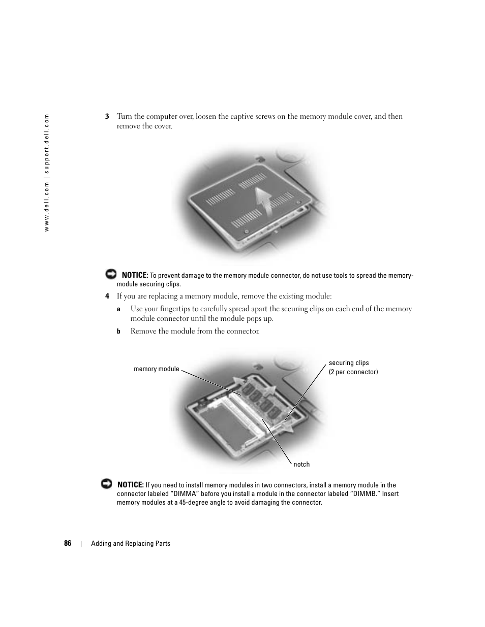 Dell Inspiron 9300 User Manual | Page 86 / 132