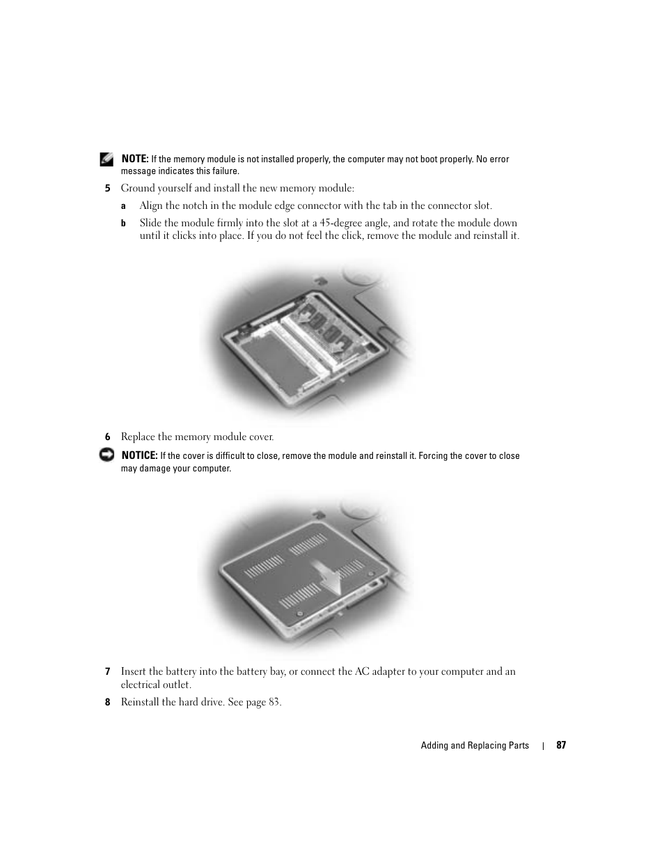 Dell Inspiron 9300 User Manual | Page 87 / 132