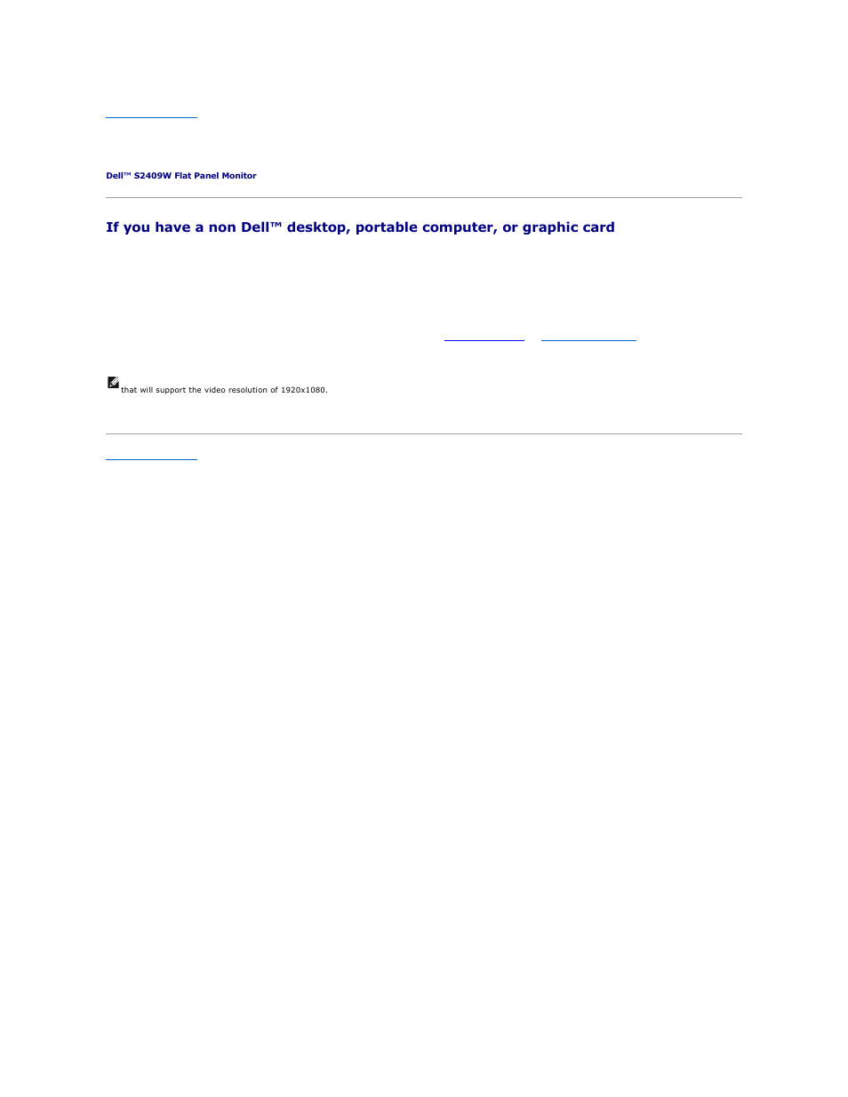 Setting up your monitor | Dell S2409WFP Monitor User Manual | Page 13 / 31