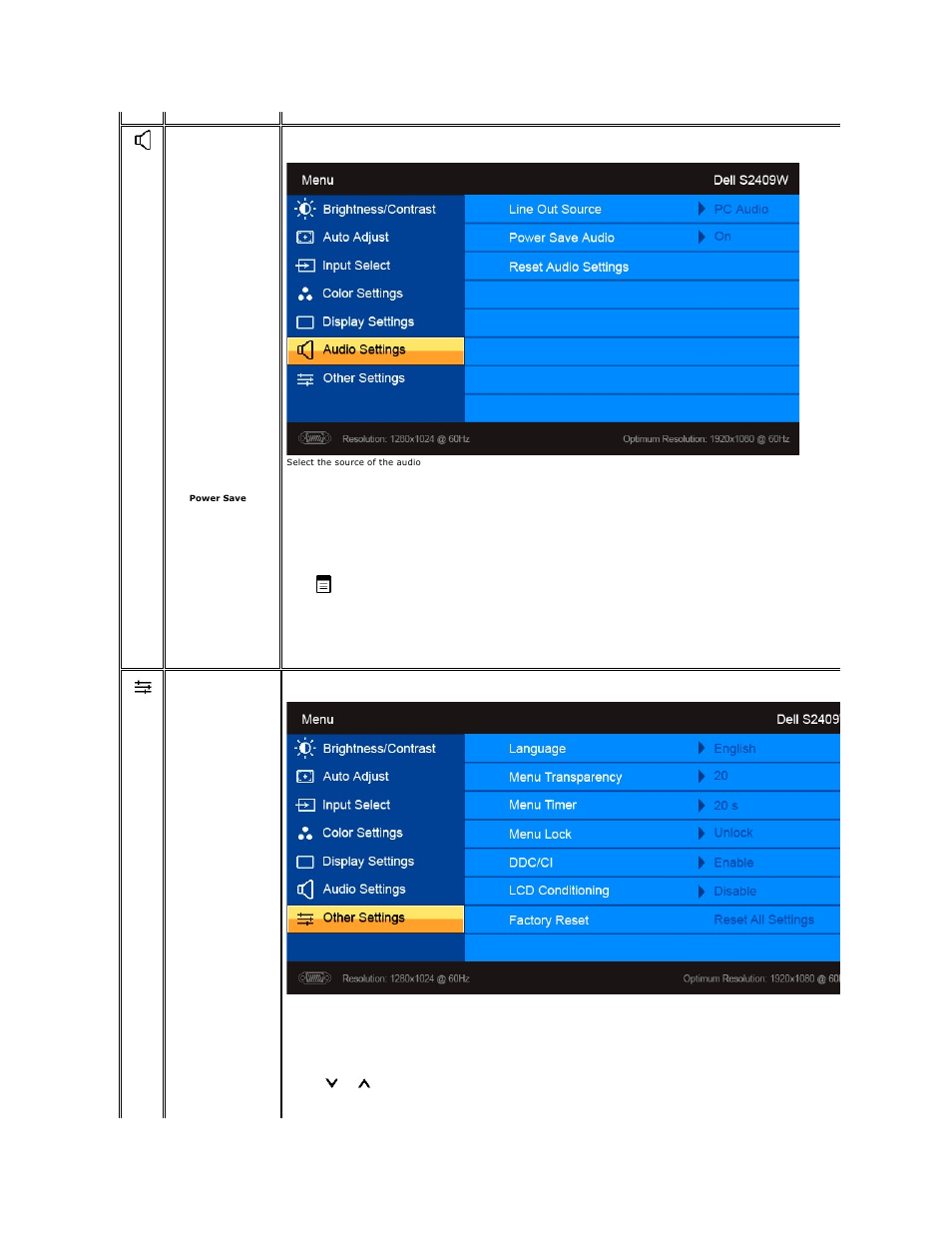 Dell S2409WFP Monitor User Manual | Page 20 / 31