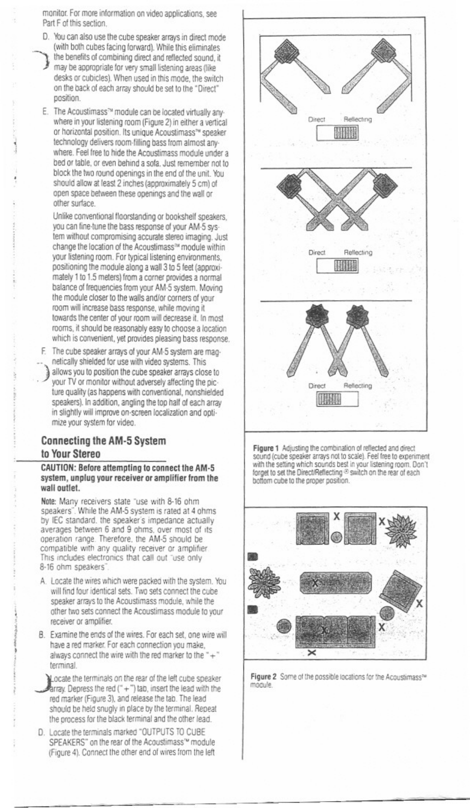 Bose Acoustimass AM-5 User Manual | Page 3 / 8