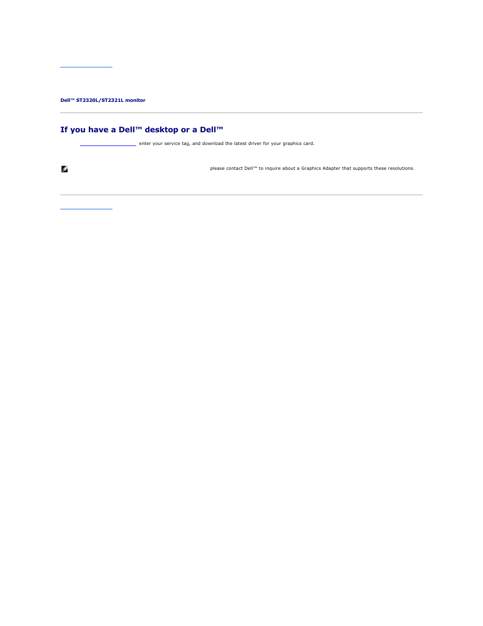 Setting up your monitor | Dell ST2321L Monitor User Manual | Page 12 / 33