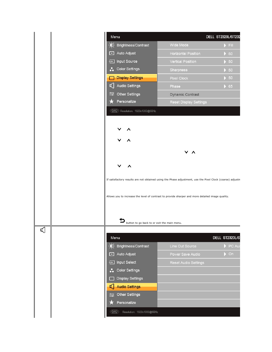 Dell ST2321L Monitor User Manual | Page 19 / 33