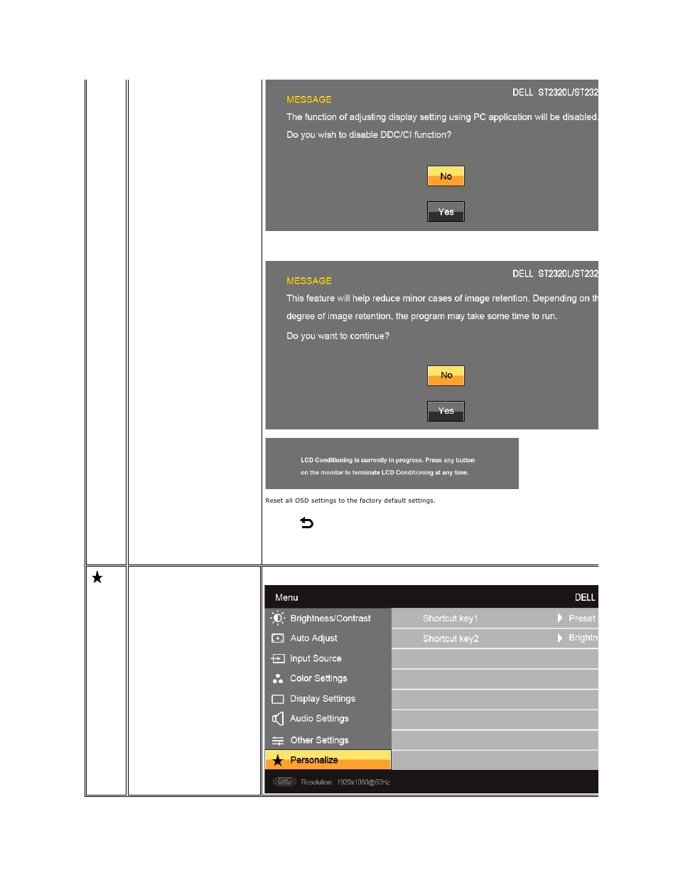 Dell ST2321L Monitor User Manual | Page 21 / 33