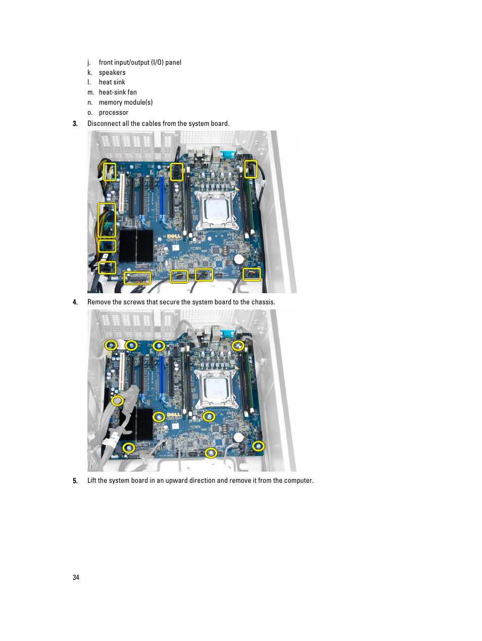 Dell Precision T3600 (Mid 2012) User Manual | Page 34 / 59