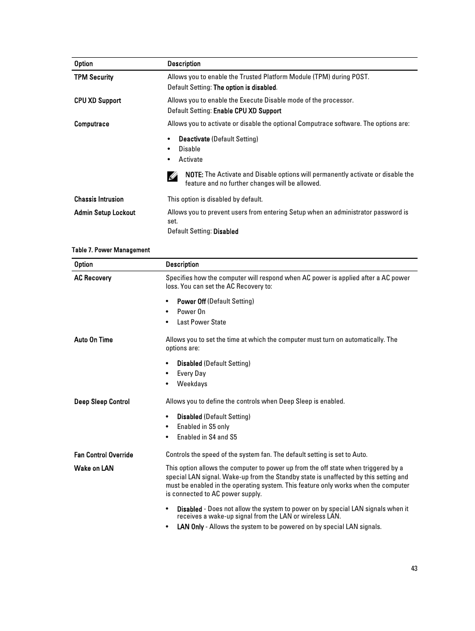 Dell Precision T3600 (Mid 2012) User Manual | Page 43 / 59