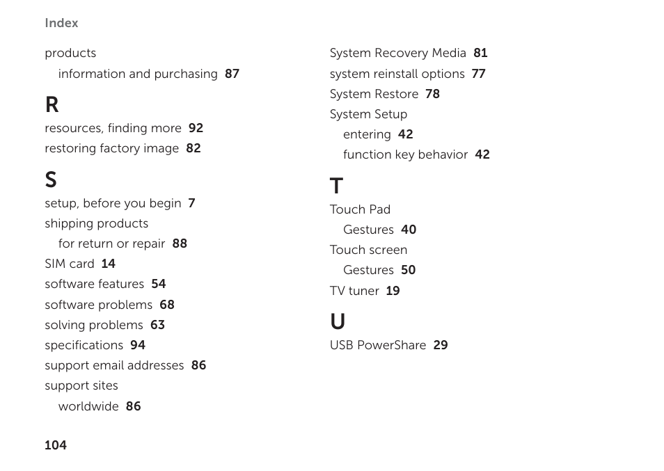Dell XPS 17 (L702X, Early 2011) User Manual | Page 106 / 110