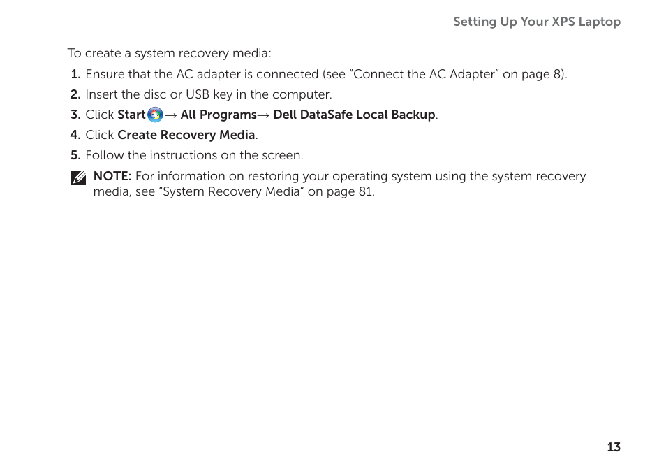 Dell XPS 17 (L702X, Early 2011) User Manual | Page 15 / 110