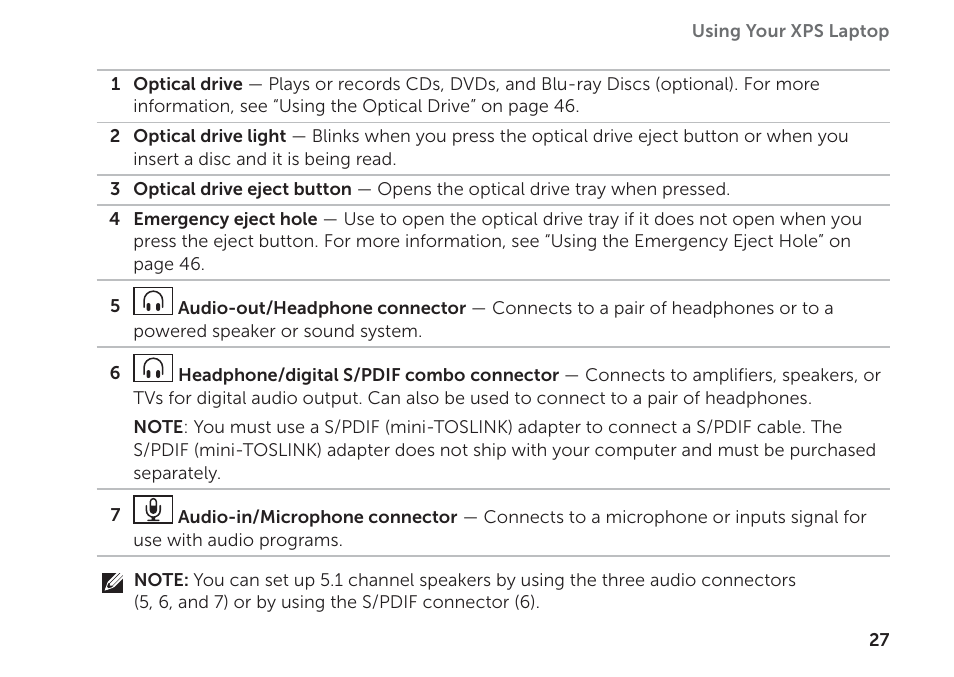 Dell XPS 17 (L702X, Early 2011) User Manual | Page 29 / 110