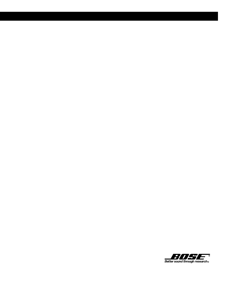 Bose AM262838_00_V. User Manual | Page 22 / 22