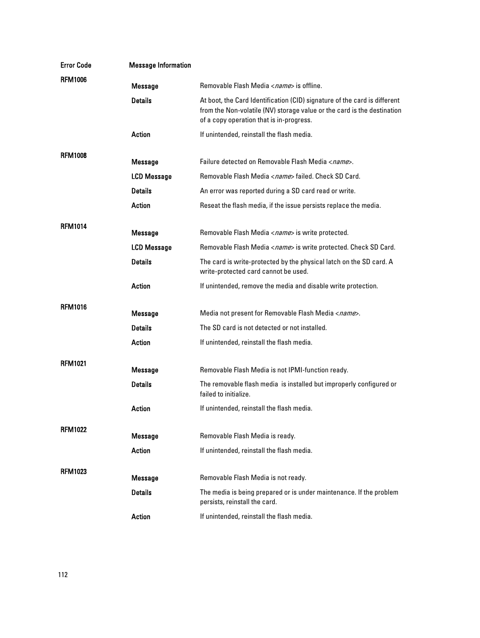 Dell PowerEdge VRTX User Manual | Page 112 / 139