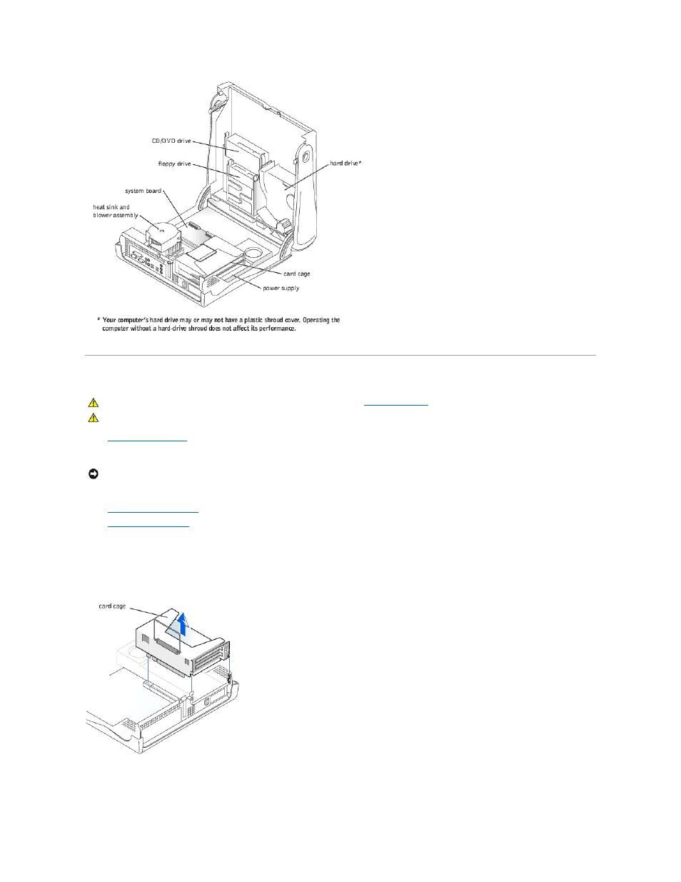 Adding or removing cards | Dell Dimension 4500S User Manual | Page 16 / 54