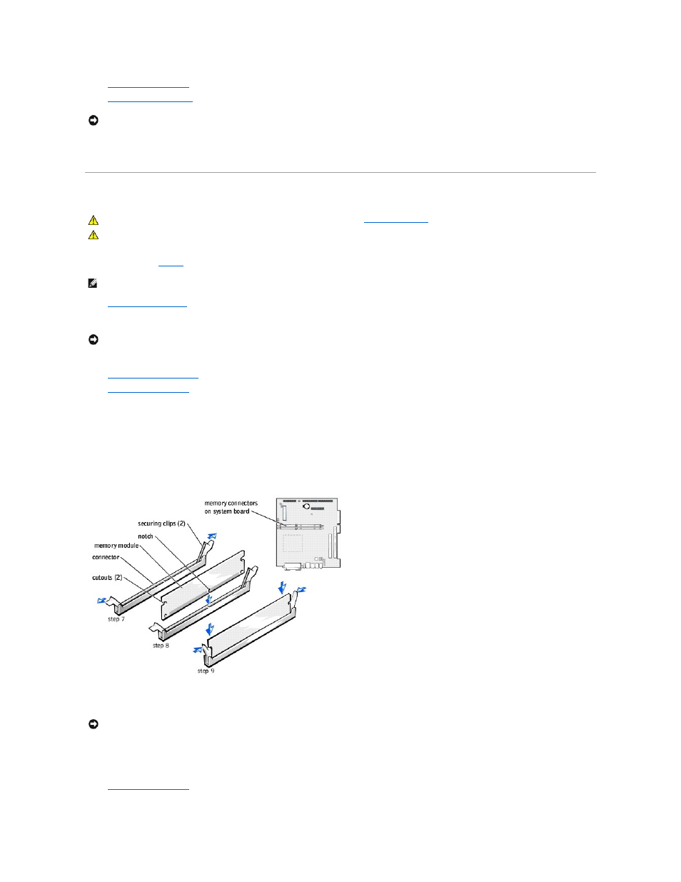 Adding memory | Dell Dimension 4500S User Manual | Page 18 / 54