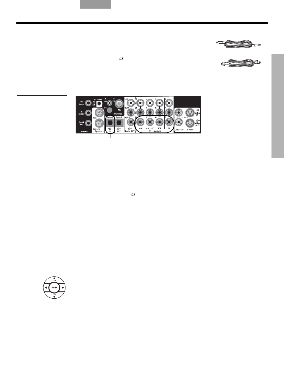 Connexions facultatives et autres ajouts, Utilisation de connexions audio numériques, Connexions audio numériques par liaison coaxiale | Activation d’une connexion optique, Onnexions, Facultatives, Autres, Ajouts | Bose LIFESTYLE VS-2 User Manual | Page 101 / 113