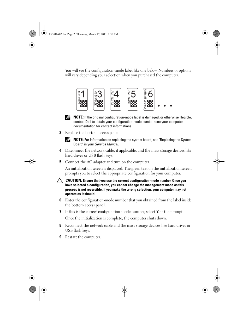 Dell Latitude E6320 (Early 2011) User Manual | Page 2 / 4