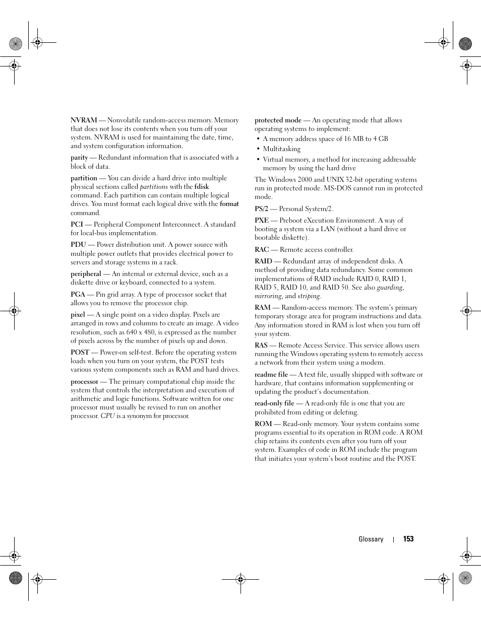 Dell PowerEdge SC1430 User Manual | Page 153 / 160