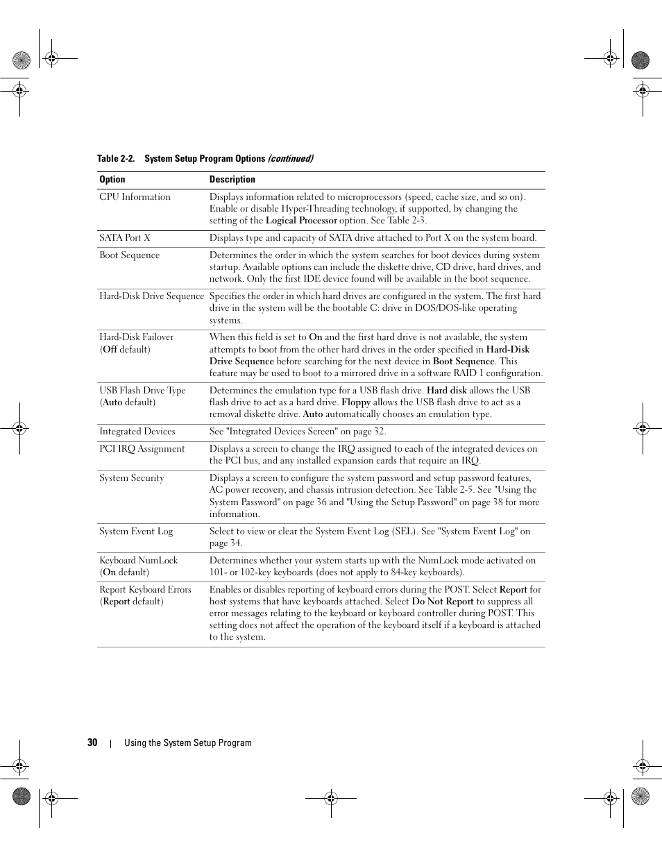 Dell PowerEdge SC1430 User Manual | Page 30 / 160