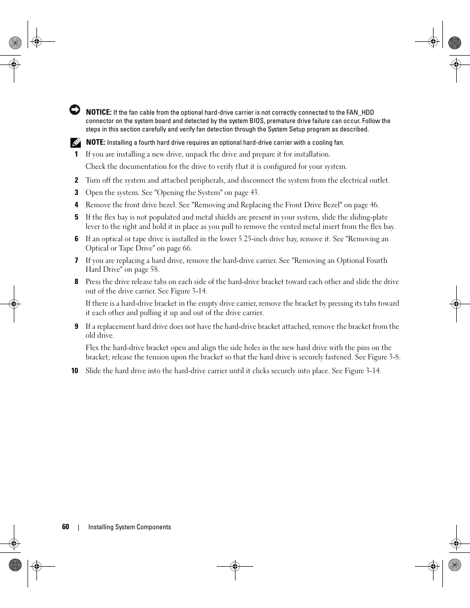 Dell PowerEdge SC1430 User Manual | Page 60 / 160