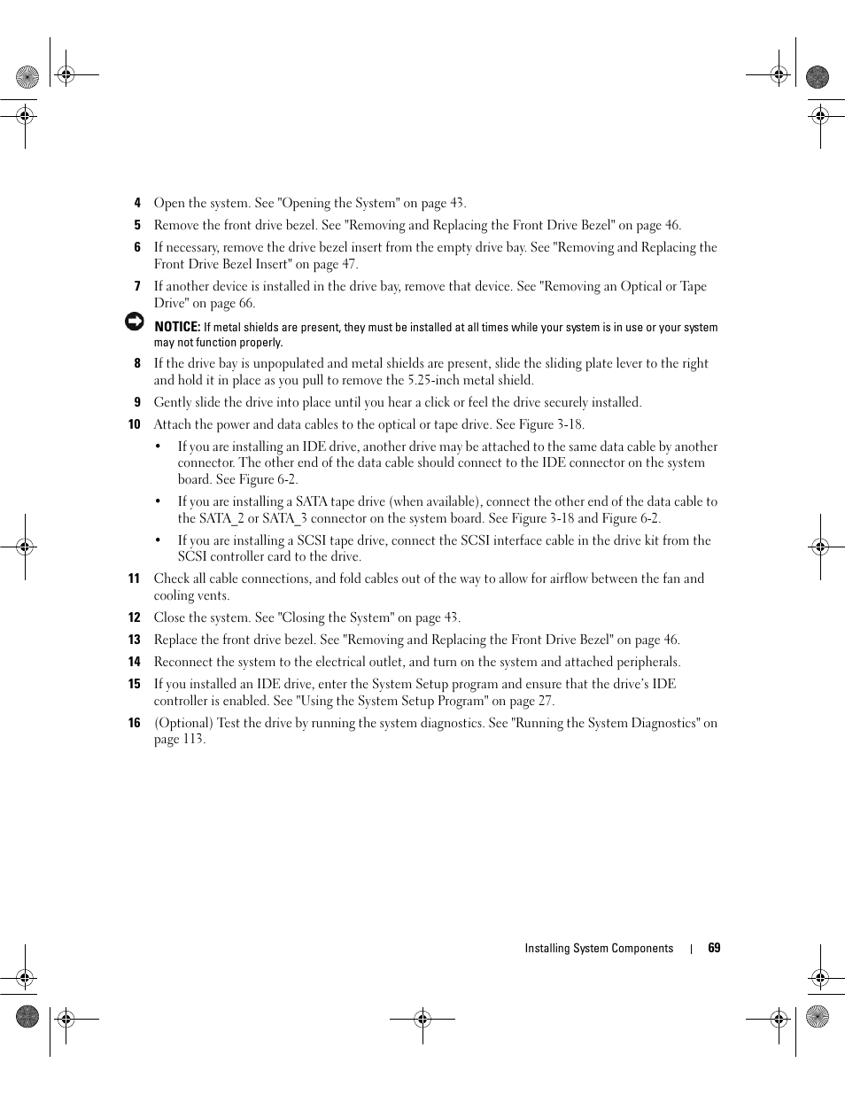 Dell PowerEdge SC1430 User Manual | Page 69 / 160