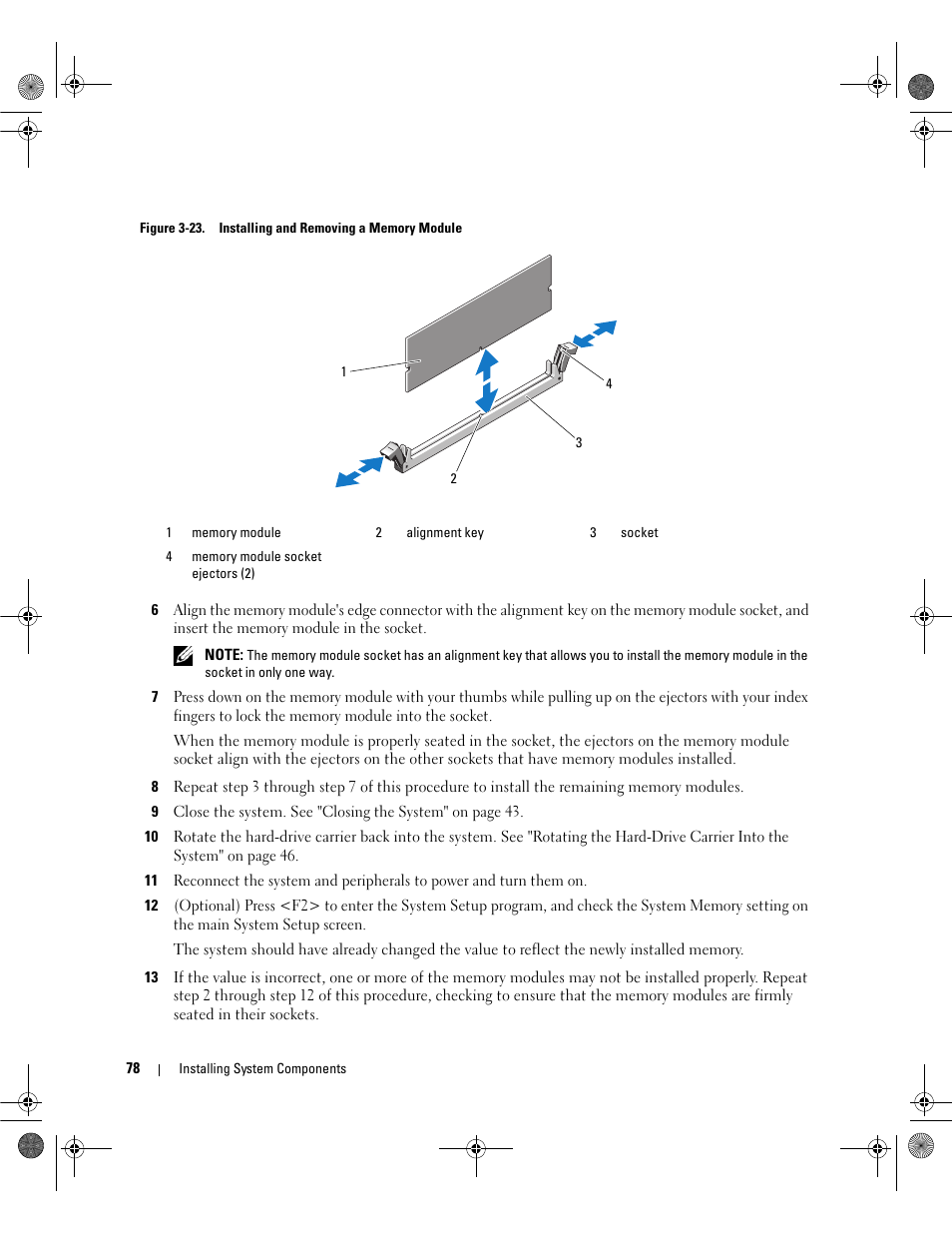 Et down and out, as shown in figure 3-23 | Dell PowerEdge SC1430 User Manual | Page 78 / 160