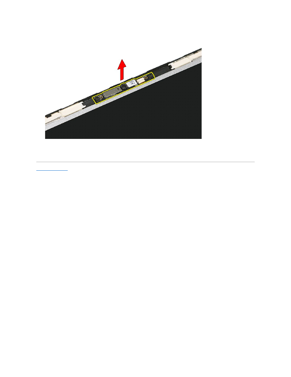 Replacing the camera | Dell Vostro 3500 (Early 2010) User Manual | Page 14 / 79