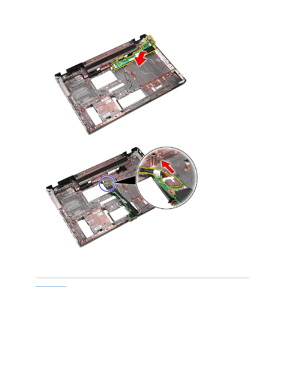 Replacing the io board | Dell Vostro 3500 (Early 2010) User Manual | Page 35 / 79