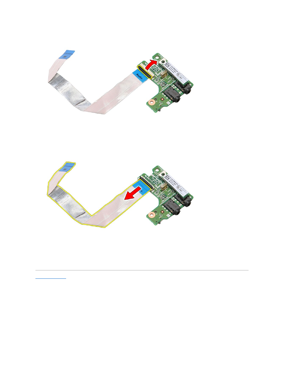 Replacing the audio board | Dell Vostro 3500 (Early 2010) User Manual | Page 4 / 79