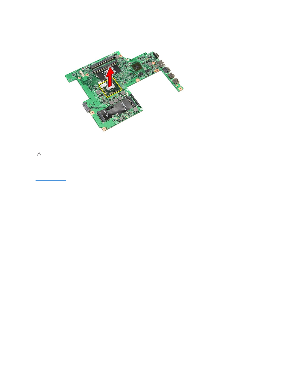 Replacing the processor | Dell Vostro 3500 (Early 2010) User Manual | Page 58 / 79