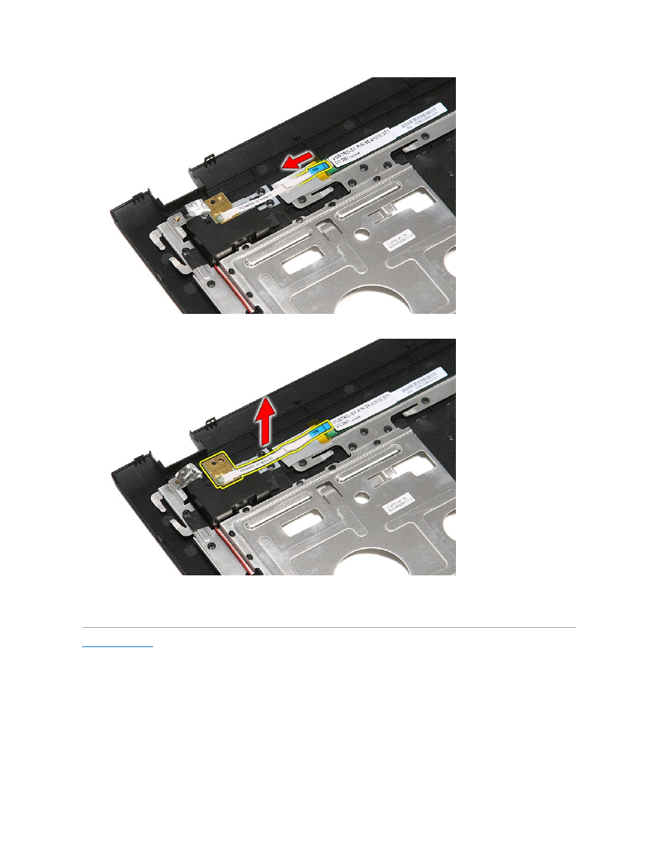 Replacing the power-button board | Dell Vostro 3500 (Early 2010) User Manual | Page 61 / 79