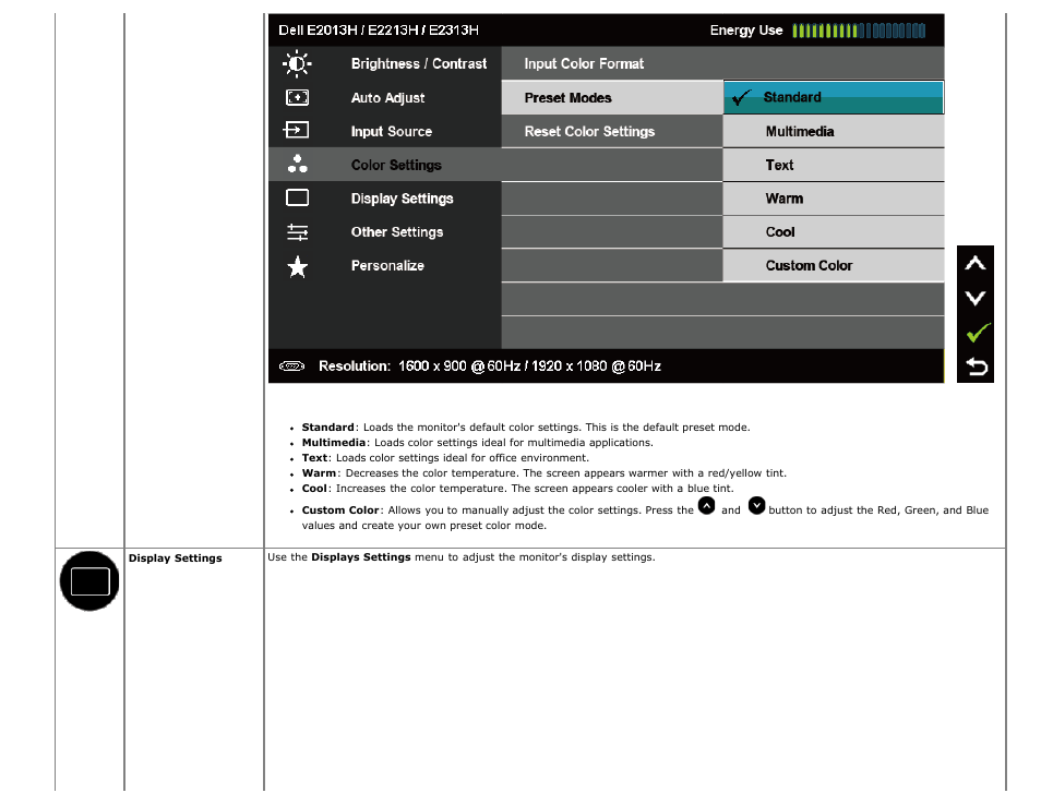 Dell E2313H Monitor User Manual | Page 28 / 51