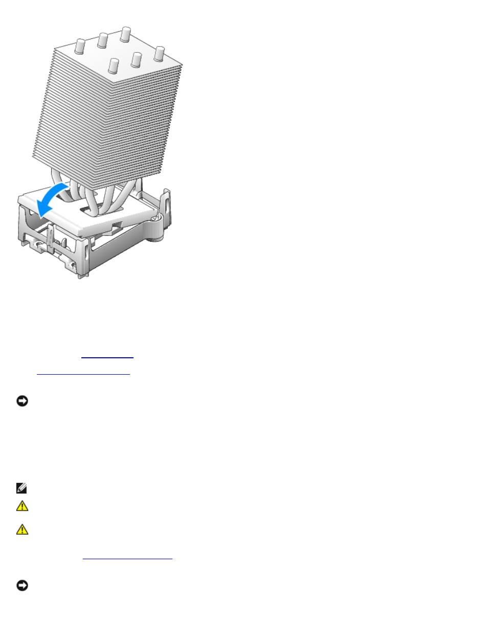 Removing the processor | Dell Precision 470 User Manual | Page 111 / 200